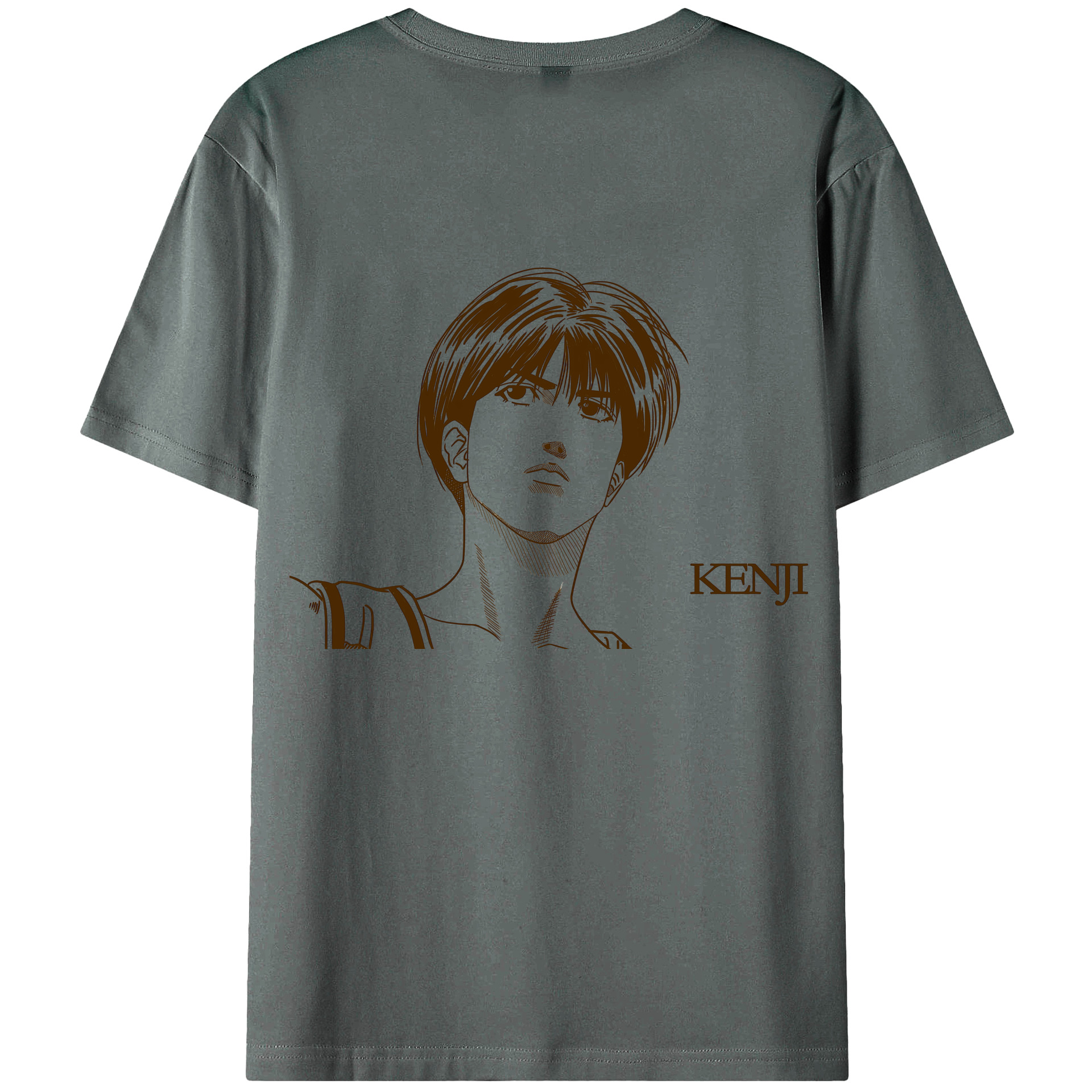 （画像用） SLAM DUNK／スラムダンク 綿100％ メンズ半袖Tシャツ（バックプリント） 通気性